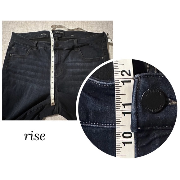 LIVERPOOL Lucy Bootcut Dunmore Dark Wash Stretch Upscale Career Chic Sleek 20W - Picture 12 of 16